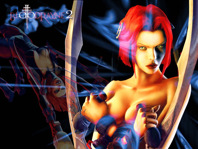 BloodRayne 2 title screen for Xbox